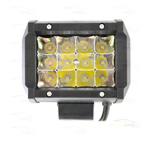 Faro Barra 12 Leds Dually Fijo Y Estrobo Pvc