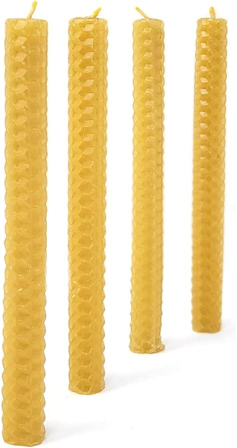 Amazon Cohoney Home Starlight Beeswax Taper Candles Hand