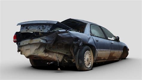 Mangled Junkyard Car Raw Scan Buy Royalty Free 3d Model By Renafox Kryik1023 Ab2d529