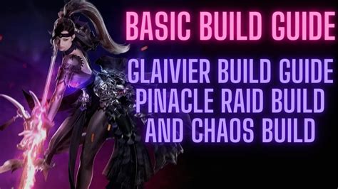 Lost Ark Glaivier Build Guide Pinacle Raid Build Chaos Build YouTube