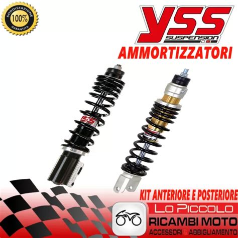 Kit Ammortizzatori Yss Anteriore E Posteriore Gas Piaggio Zip Sp