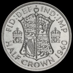 1940 George VI Silver Half Crown G EF