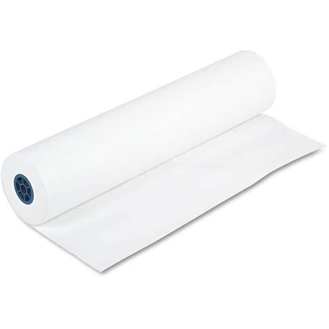 Pacon Kraft Paper Roll White Lightweight Roll X