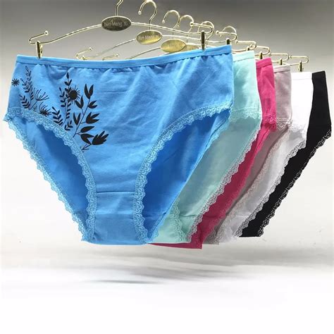 Pack Of 12 2xl 3xl 4xl Flower High Rise Lady Short Briefs Spandex