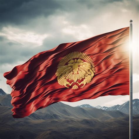 Premium Ai Image Flag Of Kyrgyzstan High Quality K Ult