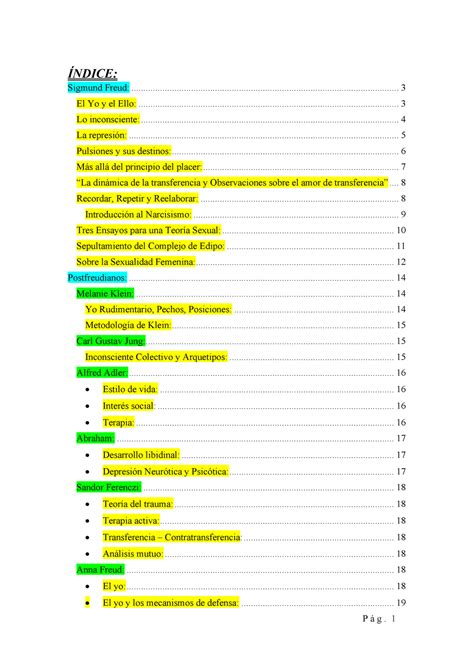 Resumen Teoría Psicoanalítica 2 Freud Lacan y Postfreudianos