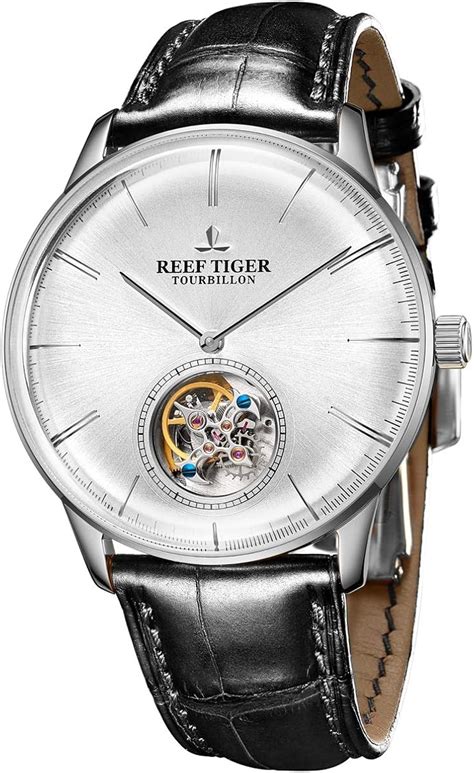 REEF TIGER Montre Analogique Automatique Pour Homme Avec Bracelet En