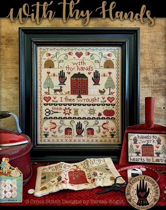 Teresa Kogut With Thy Hands Cross Stitch Book Stitch