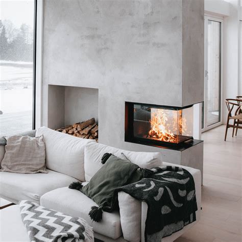 Visio Three Sided Room Divider Fireplace Kw Robey S