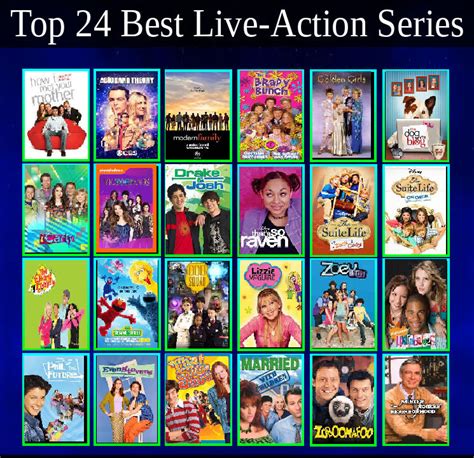 Top 24 Best Live-Action Series by 2000bonniedelvia on DeviantArt