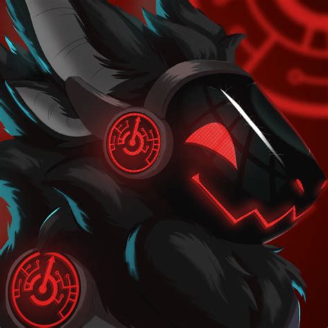 red red red proto (art by me @satyrsatanboy) : r/protogen