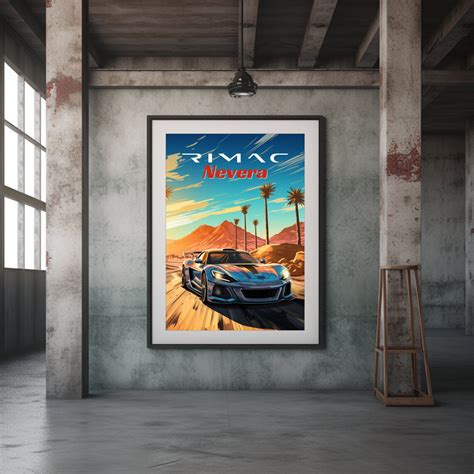 Rimac Nevera Poster Rimac Nevera Print 2020s Car Electric - Etsy