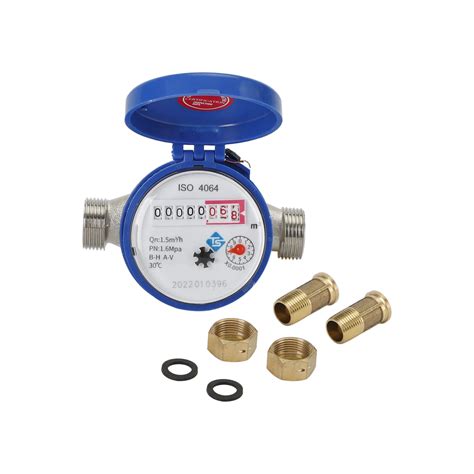 Mm Water Meter Cold Water Meter With Fittings For Garden Home