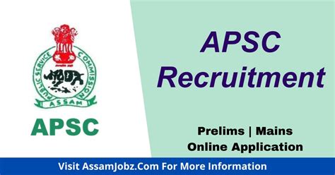 APSC Recruitment 2025 Apply For 17 Computer Operator Posts