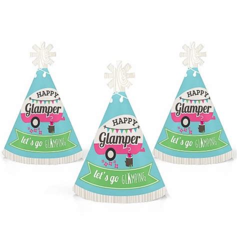 Big Dot Of Happiness Lets Go Glamping Mini Cone Camp Glamp Birthday