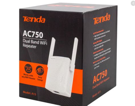 Repetidor Tenda A15 AC750 De Wifi Dual Band SP Digital