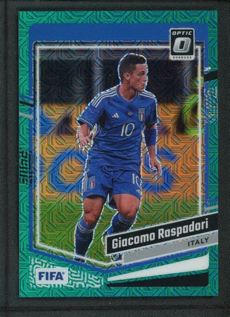 2023 24 GIACOMO RASPADORI 19 49 PANINI DONRUSS OPTIC MOJO TEAL FIFA EBay