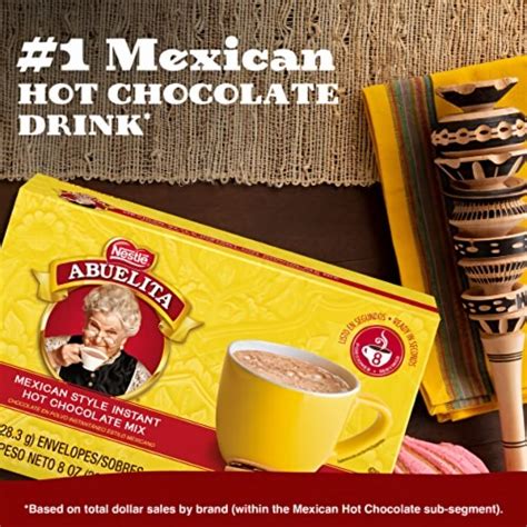 Nestle Abuelita Mexican Style Instant Hot Chocolate Drink Mix Pack Of