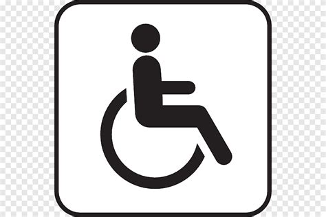 Handicapped Wheelchair And Hearing Impaired Clipart