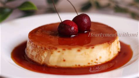 No Bake No Oven Flan Recipe Crème Caramel Soft Creamy Flan Caramel Custard Easy Pudding