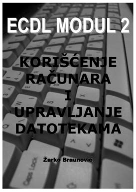 Fillable Online Ecdl Modul 2 Kori Enje Ra Unara I Upravljanje