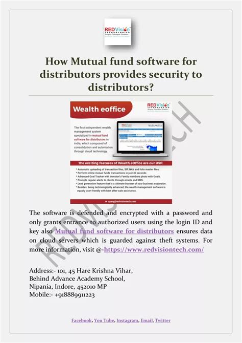 Ppt How Mutual Fund Software For Distributors Provides Security To