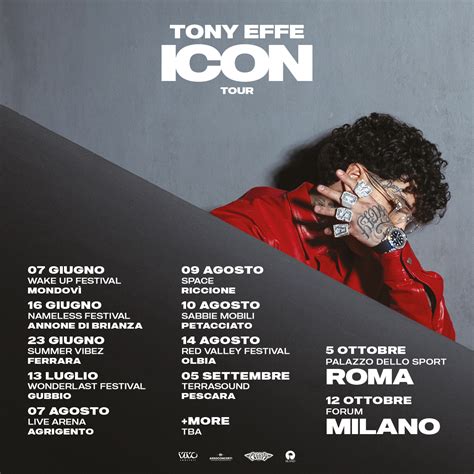 Estate Live Per Tony Effe Le Date Dellicon Summer Tour