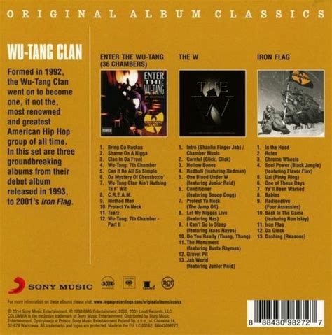 Original Album Classics Wu Tang Clan Cd Album Muziek Bol