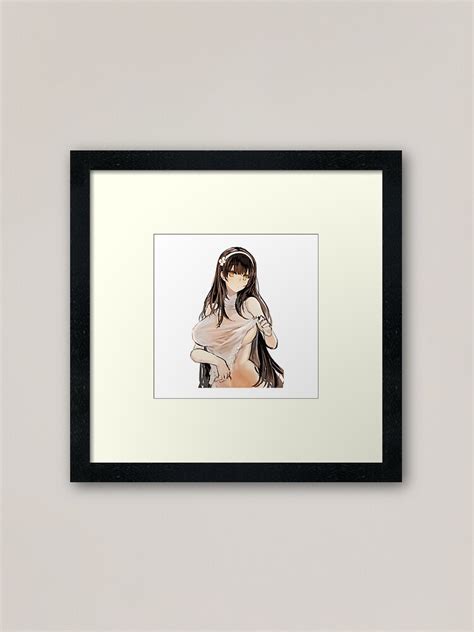 Lámina enmarcada anime hentai chica anime pegatina de anime pegatina Hentai chica Hentai