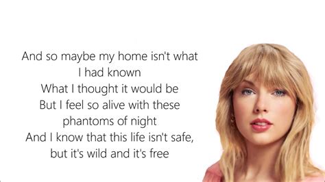 Taylor Swift - Beautiful Ghosts | Lyrics on Screen - Virily