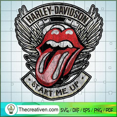 Harley Davidson Start Me Up Svg Harley Davidson Svg Legendary