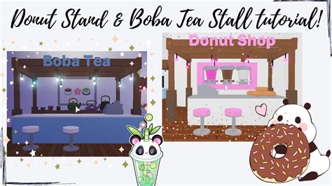 Tutorial On How To Build A Boba Tea Stall And Donut Stand Youtube