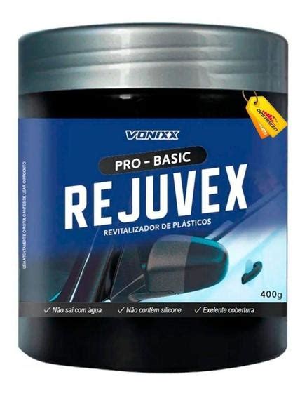 Revitalizador De Plásticos Parachoque Rejuvex Vonixx 400g Limpeza