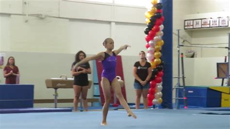 Riley Maness Level 7 Gymnastics Floor Routine Youtube