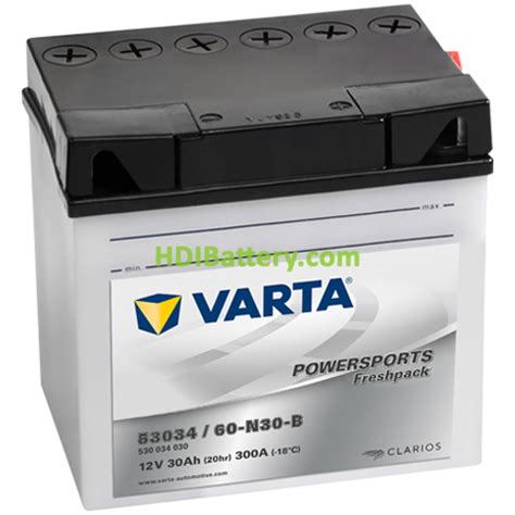 Batería Varta PowerSports Freshpack 53034 12 Voltios 30 Amperios