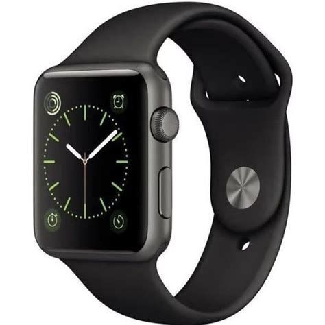 Apple Watch Série 1 42 mm Noir Reconditionné Très bon état