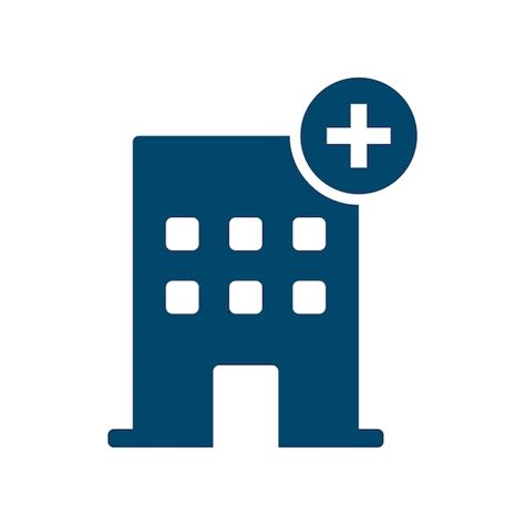 Premium Vector Hospital Building Icon Vector Design Template