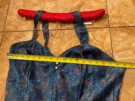 Cacique Vintage Satin Feel Lingerie Pajama Night Gown Gem