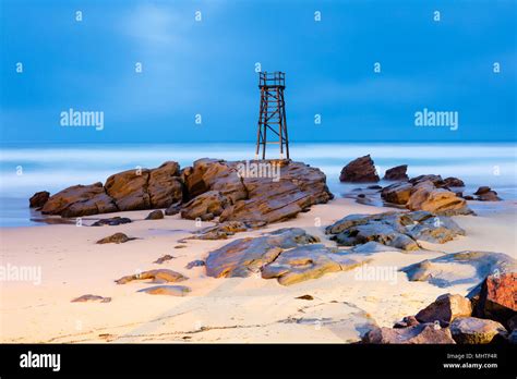 Redhead Beach Newcastle New South Wales Australia Floodlit Tower At