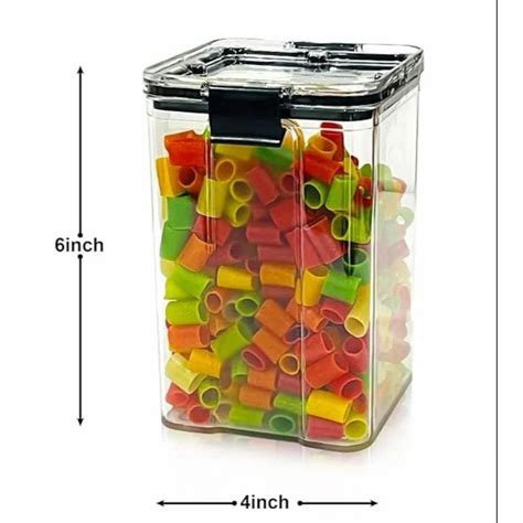 Capacity 500 ML Plastic Food Storage Container Type Non Disposable