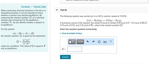 Solved Constants Periodic Table Part B When Conducting Chegg