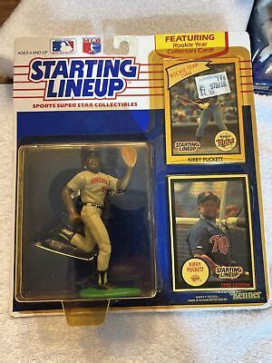 Kirby Puckett Minnesota Twins Free S H Starting Lineup