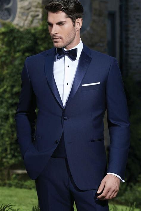 Detalles En Azul Marino Para Bodas Traje Para Boda Hombre Traje De