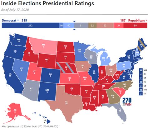 Inside Elections Updates Presidential Outlook 270towin