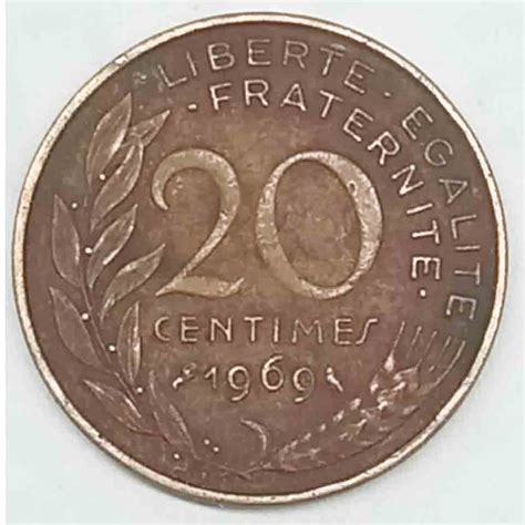 Moneda Francesa 20 Céntimos 1969 LÍNEA COMERCIAL ESTRATÉGICA 2025