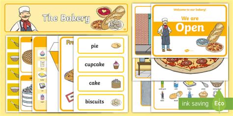 The Bakery Aistear Display Pack Teacher Made Twinkl