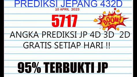 Prediksi Jepang April Hari Ini Bocoran Angka Jepang Hari Ini