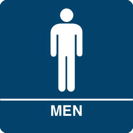 Men Restroom Sign Clip Art Library