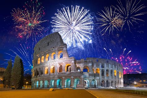 Fireworks display over the Colosseum in Rome, Italy - AIFS Study Abroad ...