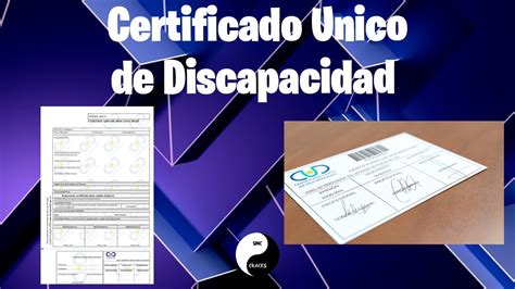 Certificado Unico De Discapacidad Cud Discapacidad Smc Cracks Youtube